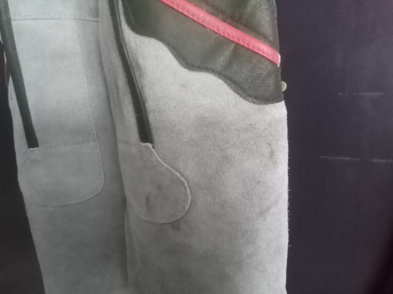 Lederhose Isar Trachten grau echt Leder 110