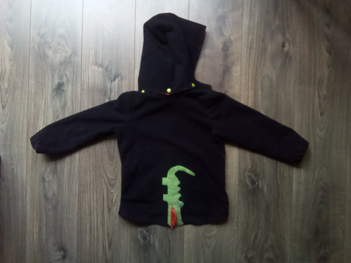 Jacke goretex handmade schwarz Krokodil wie Softshelljacke 
