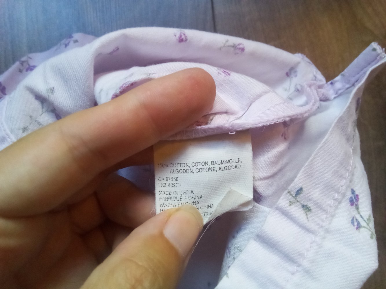 Bluse kurzarm flieder 80 Mexx 100% Baumwolle