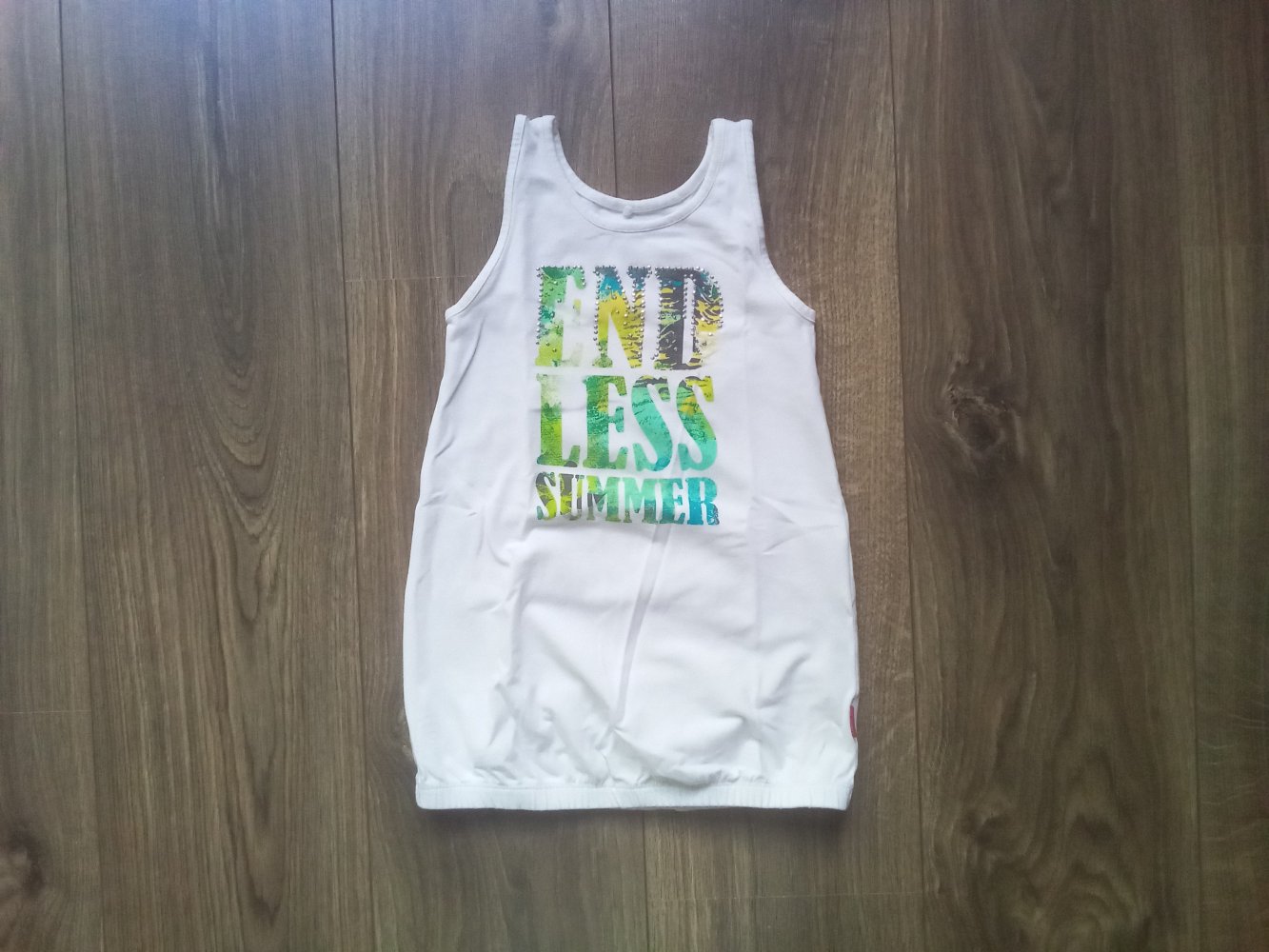 Tanktop weiß name it 98/104 endless Summer