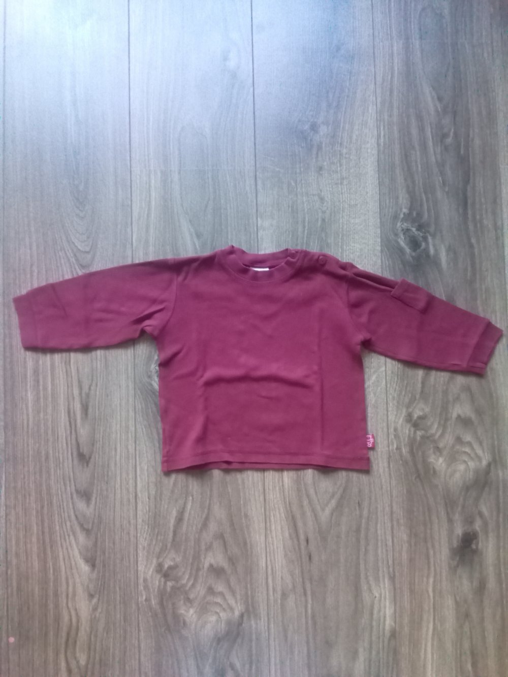 La-shirt 86 uni basic Burgunderrot 100% Baumwolle