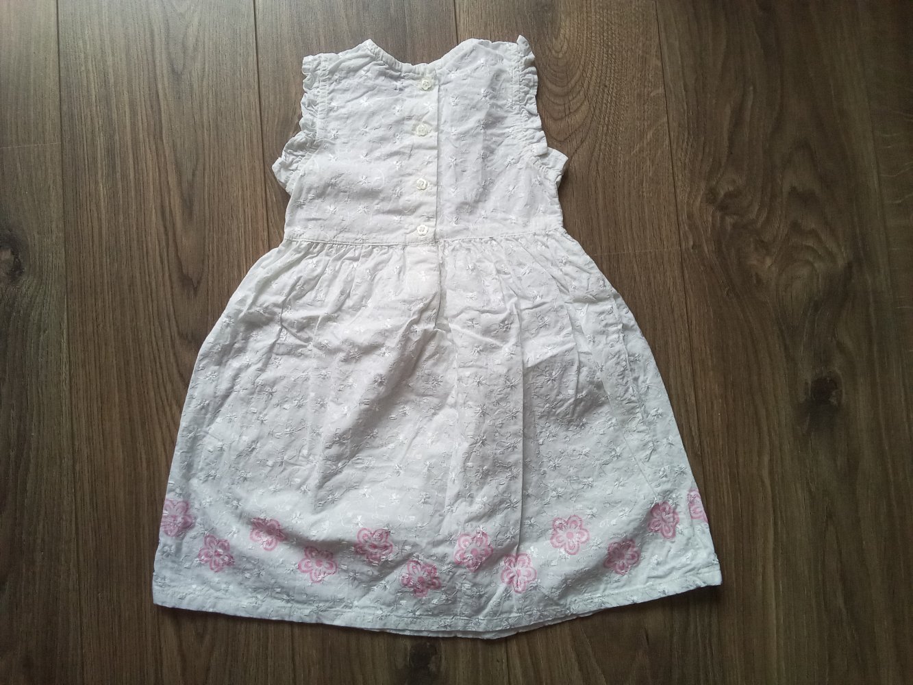 Kleid weiß festlich Kiki & Koko 98 100% Baumwolle