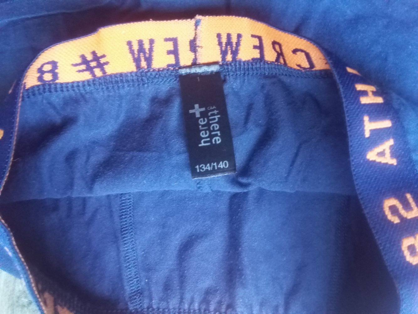 Set 2 Unterhosen Here+there happy kids TCM 134/140 blau 