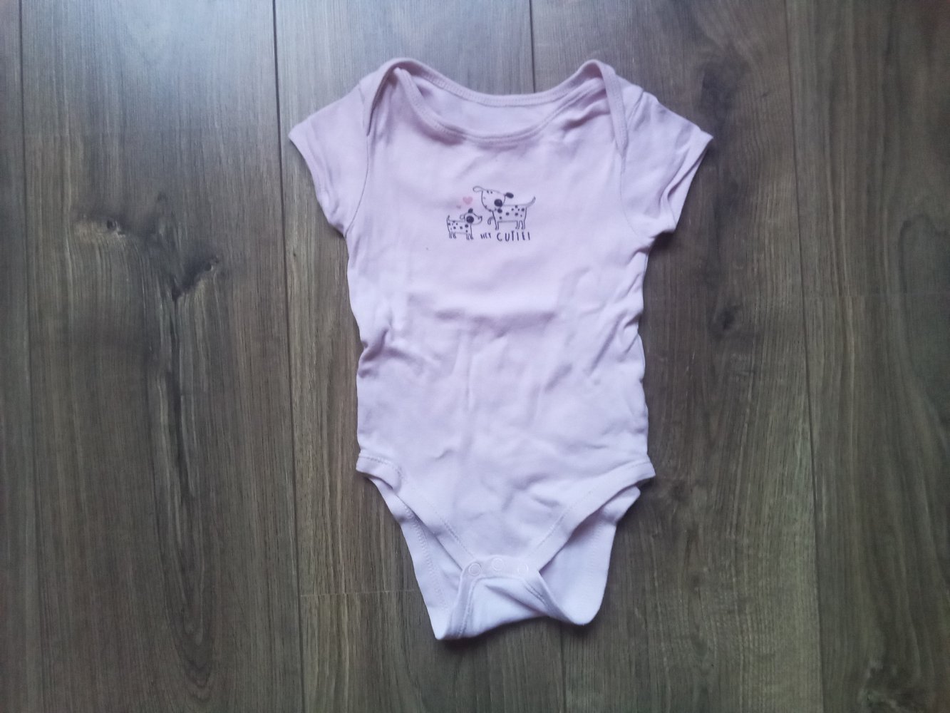 Body Kurzarm rosa 80 Primark Baby 100% Baumwolle