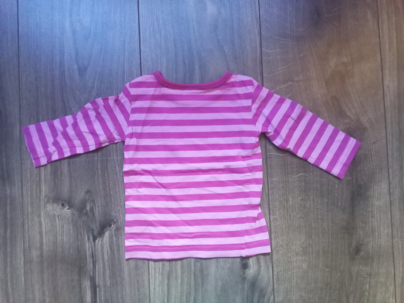 Set 2 LA-Shirts bpc pink 56/62 Giraffe 100% Baumwolle gestreift