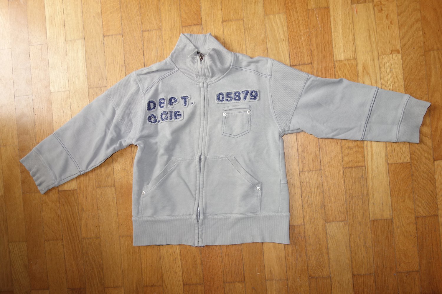 Sweatjacke grau 116 c.cie 114cm 6 Jahre Absorba