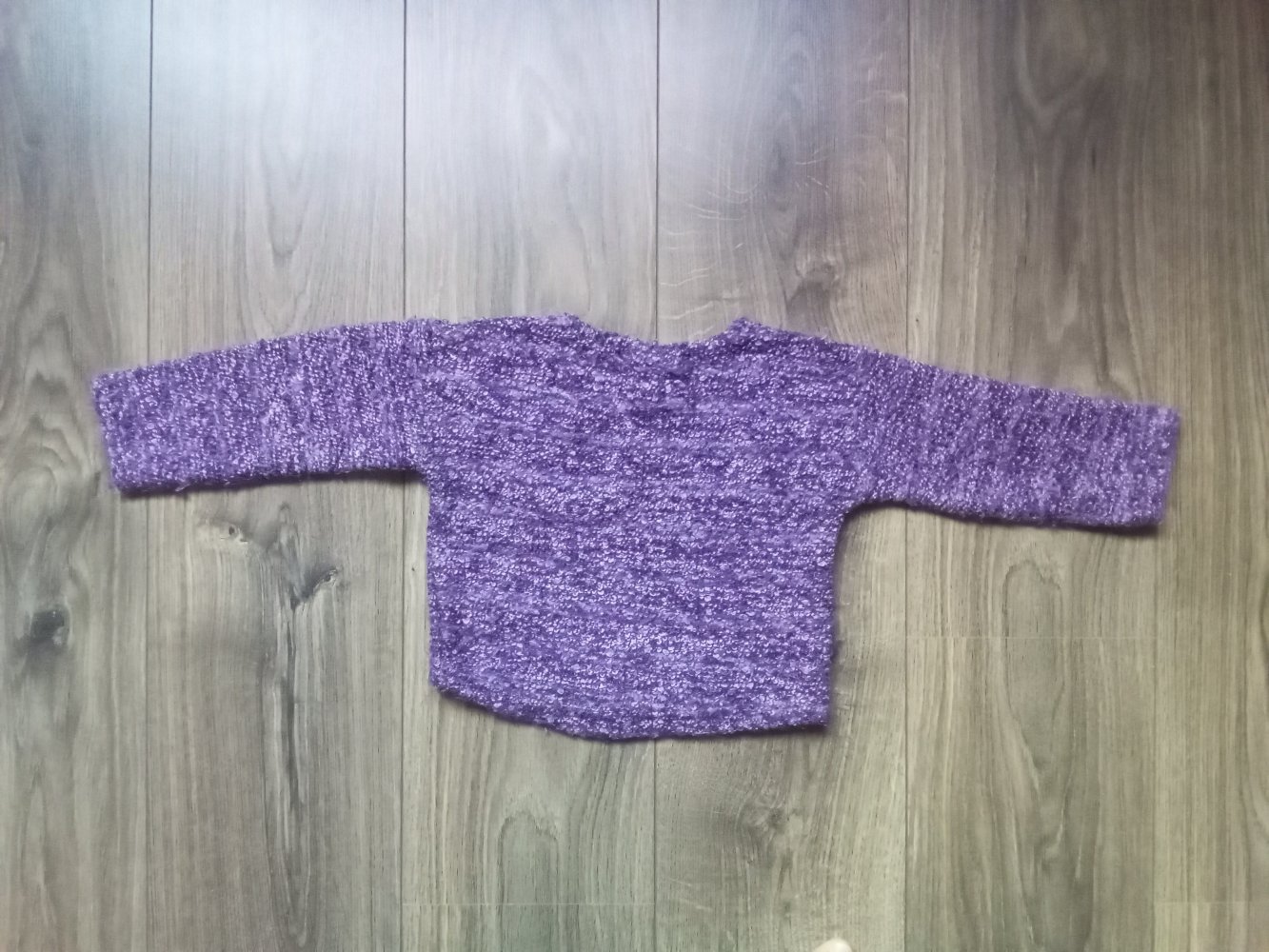 Strickpullover lila 98 topolino meliert