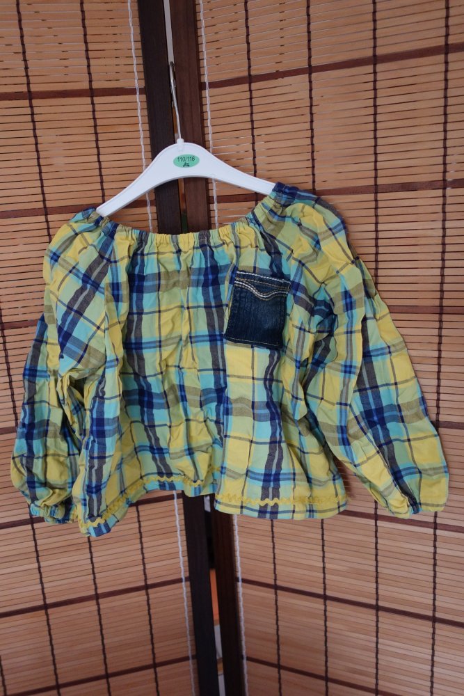 Tunika Handmade upcycling Biene Maja langarm 104 110