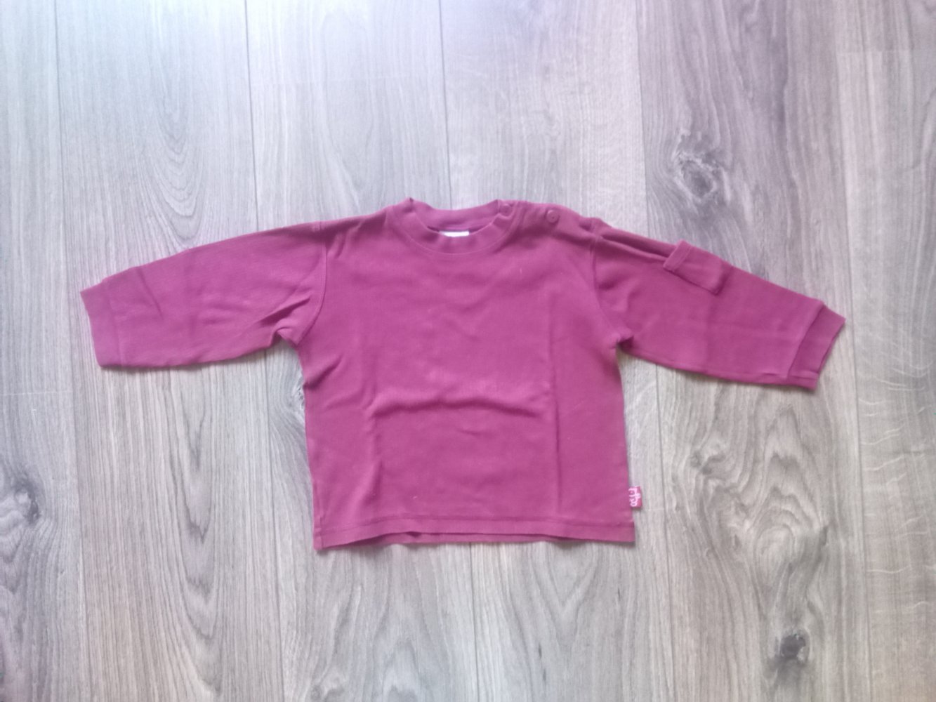 La-shirt 86 uni basic Burgunderrot 100% Baumwolle