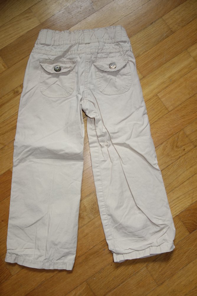 Hose beige Sommer 92 okay 100% Baumwolle uni