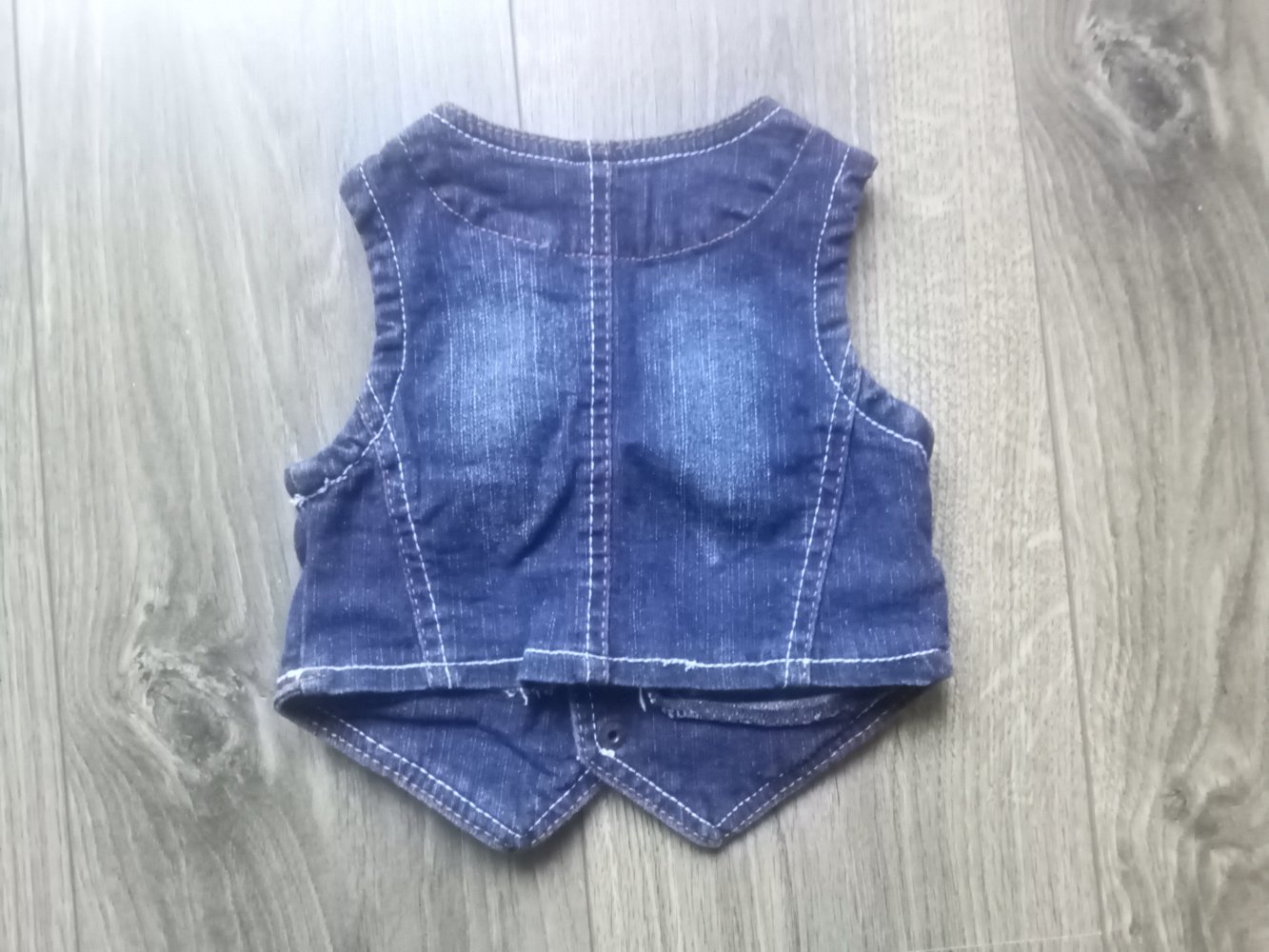 Jeansweste 92 okay blau uni