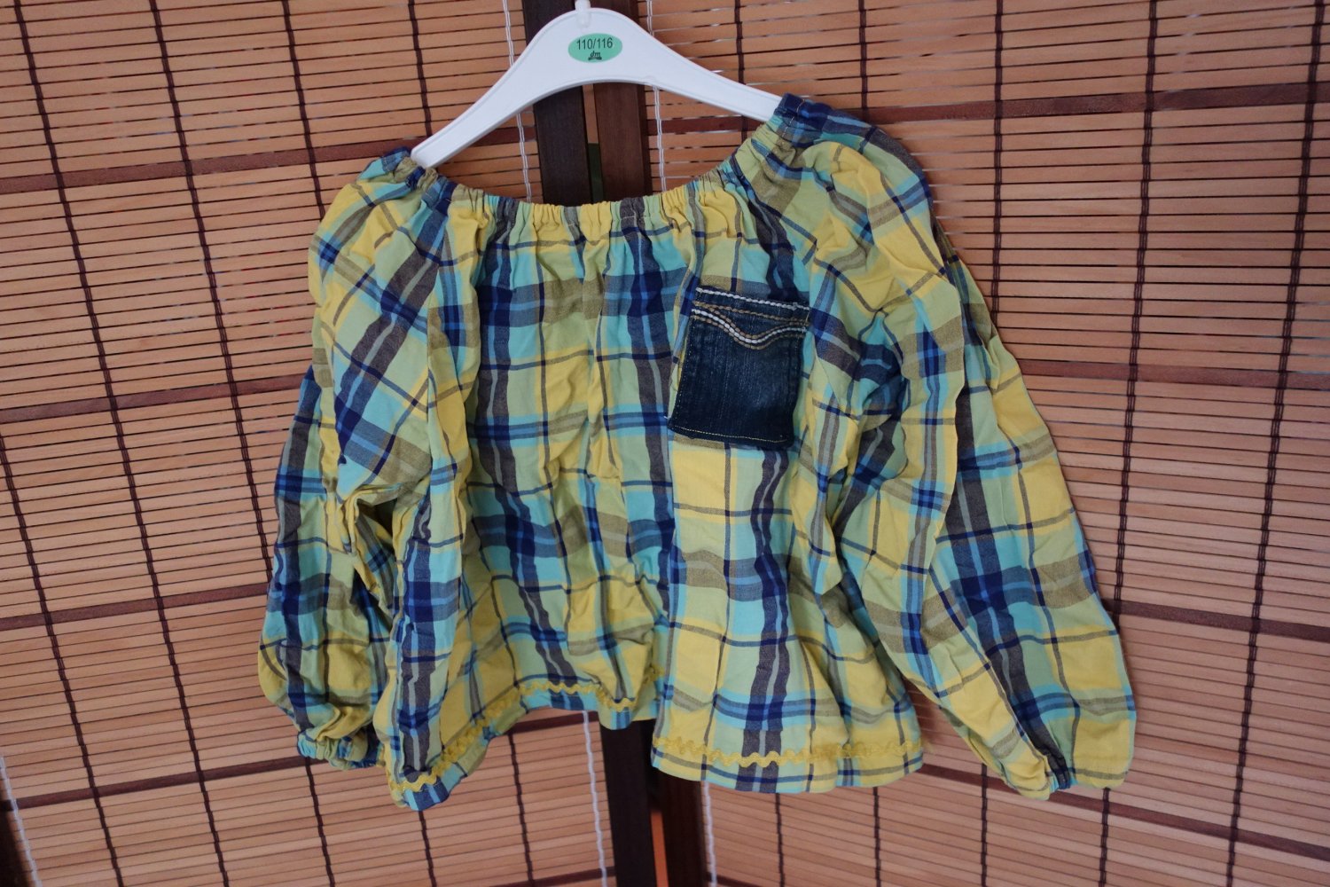 Tunika Handmade upcycling Biene Maja langarm 104 110