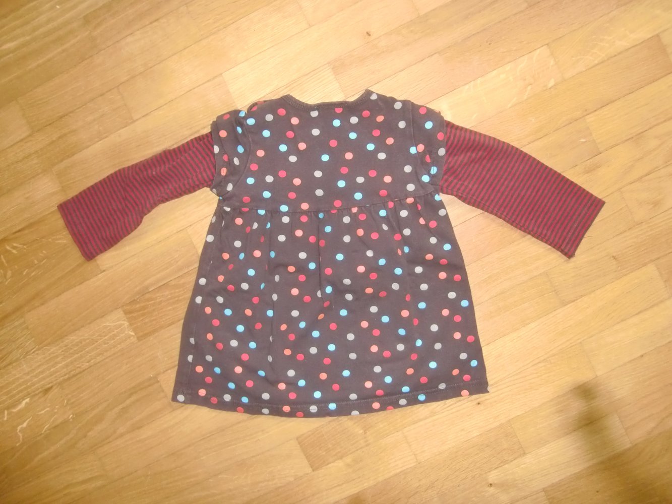 LA-Shirt topolino 86 Lagenlook braun gepunktet