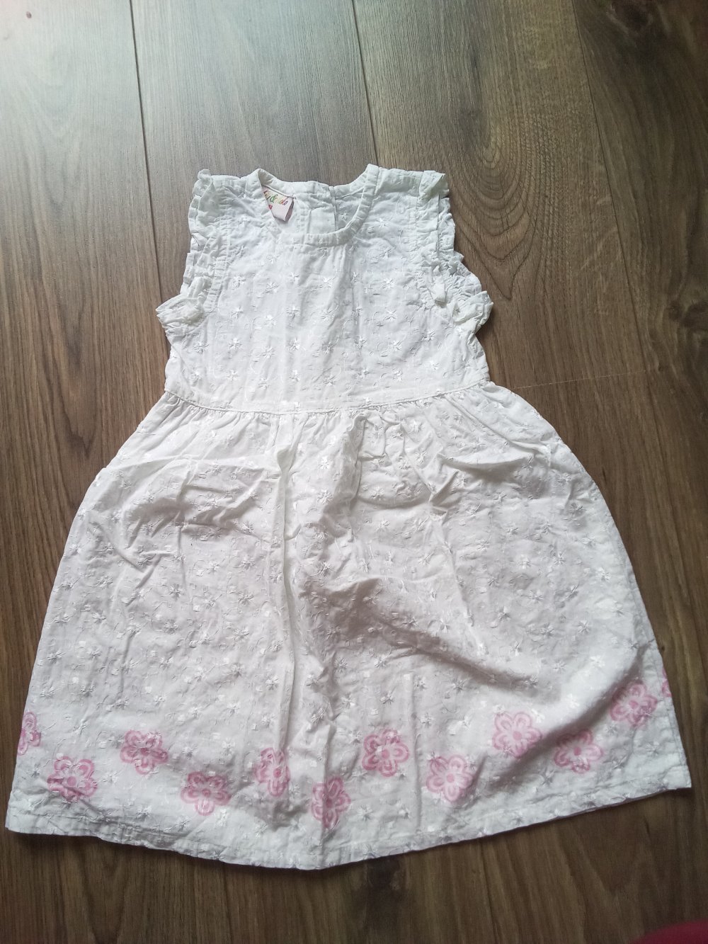 Kleid weiß festlich Kiki & Koko 98 100% Baumwolle