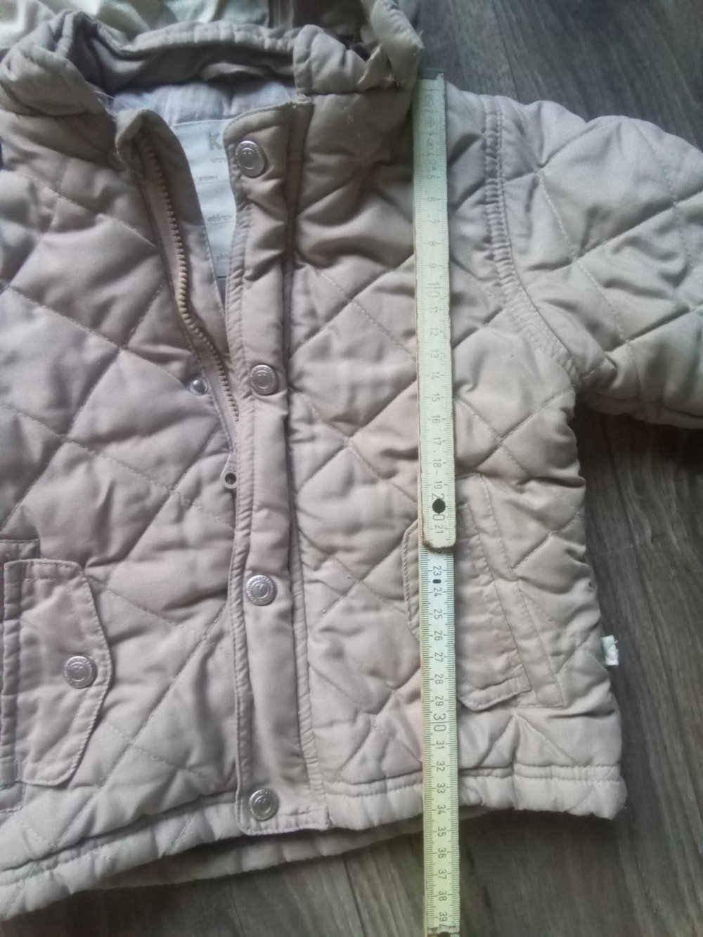 Jacke beige Kanz 86 neutral Steppjacke Übergang unisex