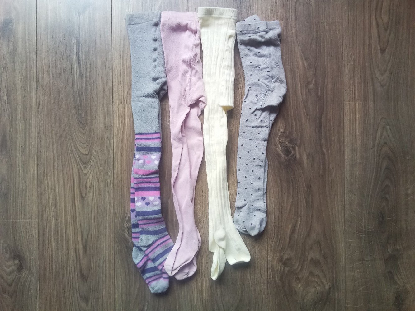 Set 4 Strumpfhosen H&M TCM 98/104 Zopfmuster