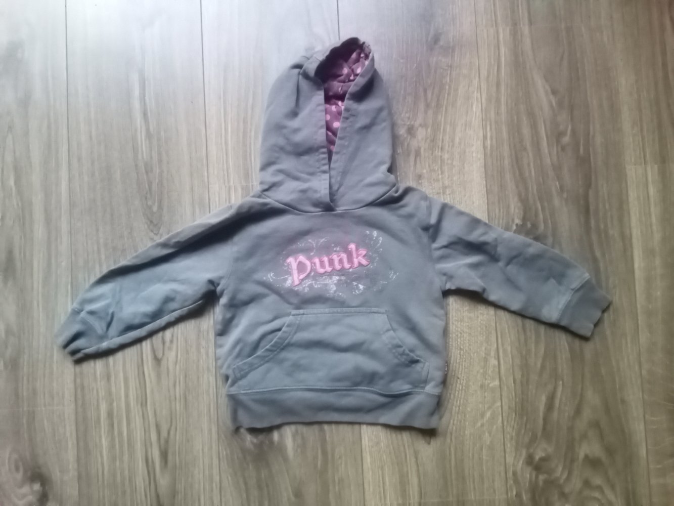 Hoodie Grau punk exit 92