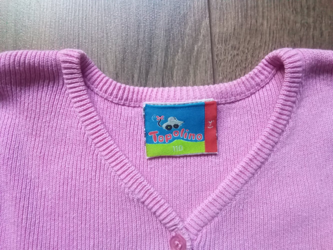 T-shirt 110 topolino pink 100% Baumwolle schlicht