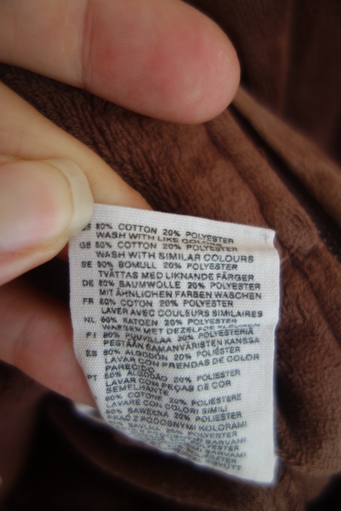 Sweatjacke nicki H&M braun Hase 104