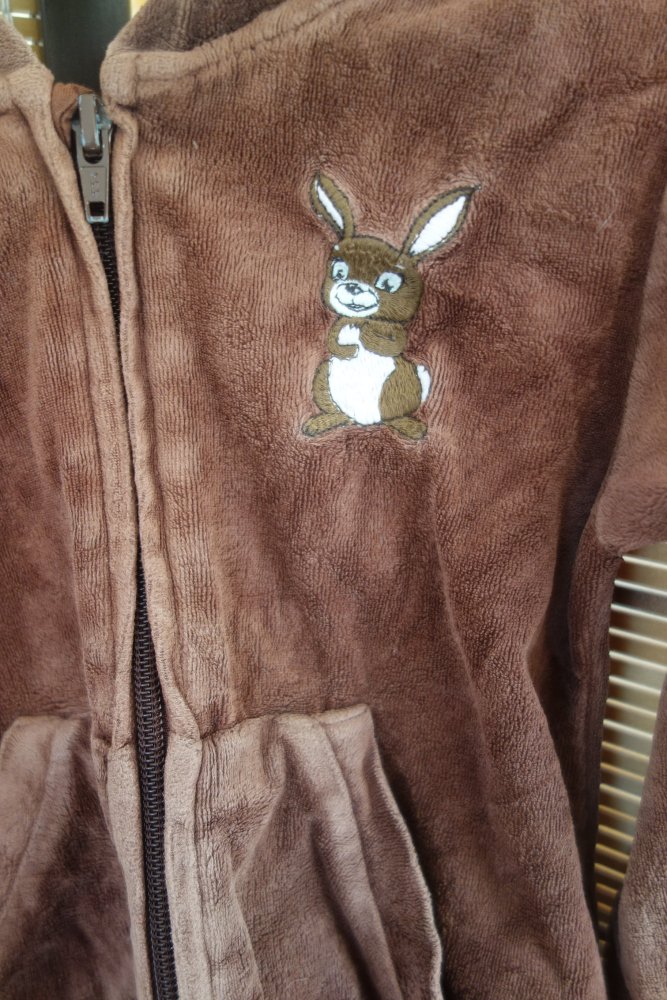 Sweatjacke nicki H&M braun Hase 104