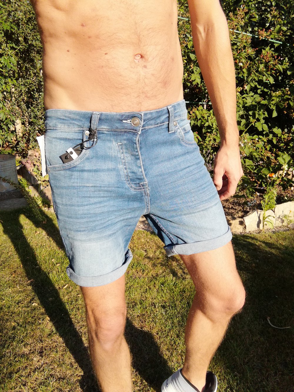 Herren Jeans Short Hose Stretch Skinny Brave Soul Denim Studio Gr. S Gr. 30 Neu mit Etikett