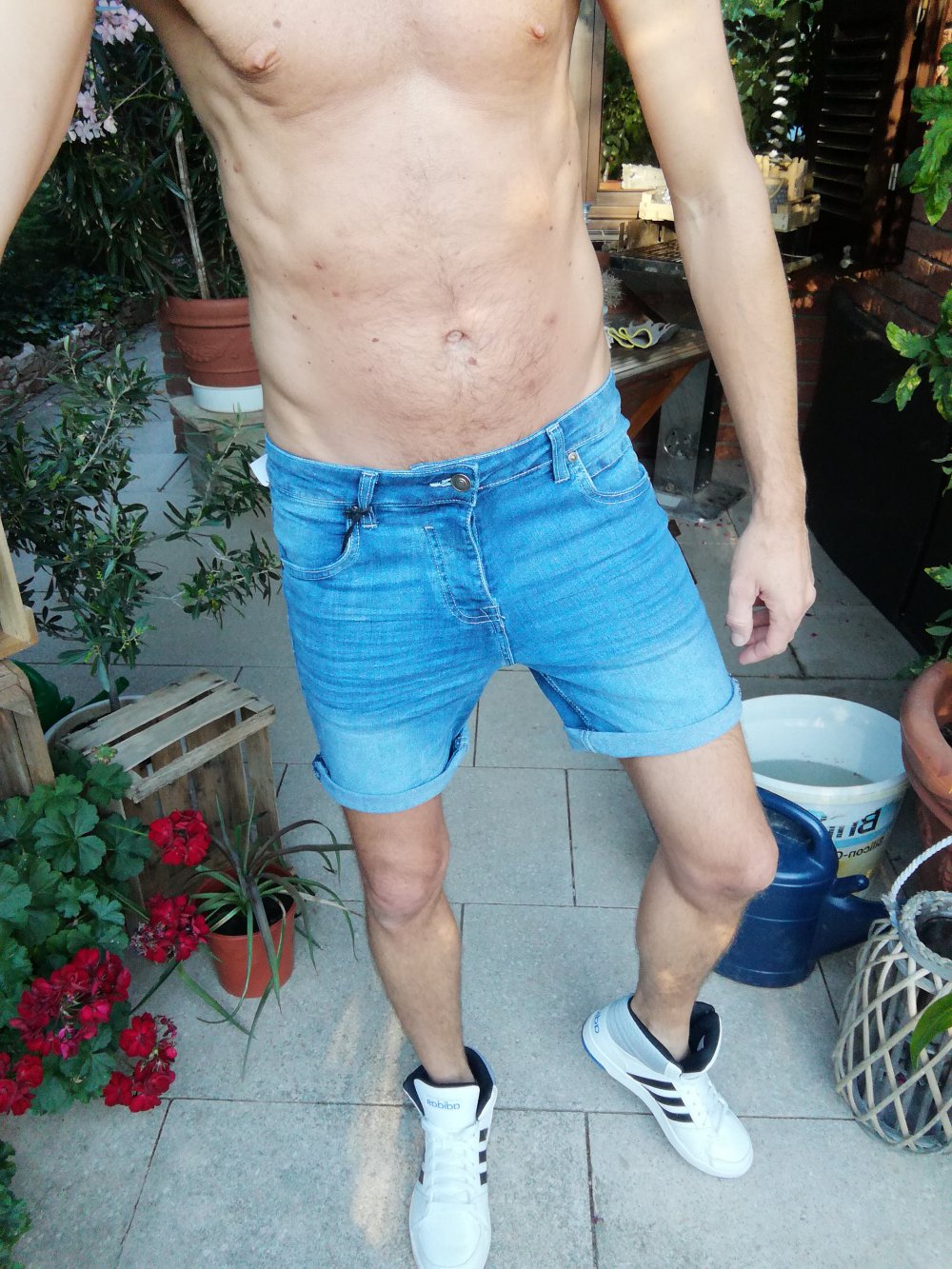 Herren Jeans Short Hose Stretch Skinny Brave Soul Denim Studio Gr. S Gr. 30 Neu mit Etikett
