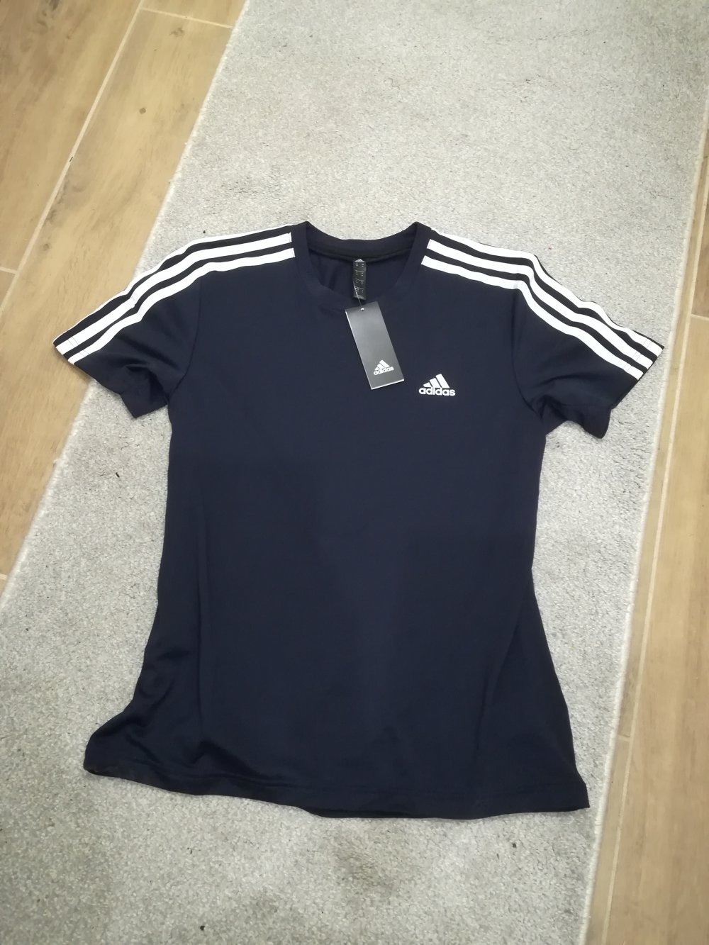ADIDAS Shirt T-Shirt Sportshirt Trainingsshirt Größe M dunkelblau Herren