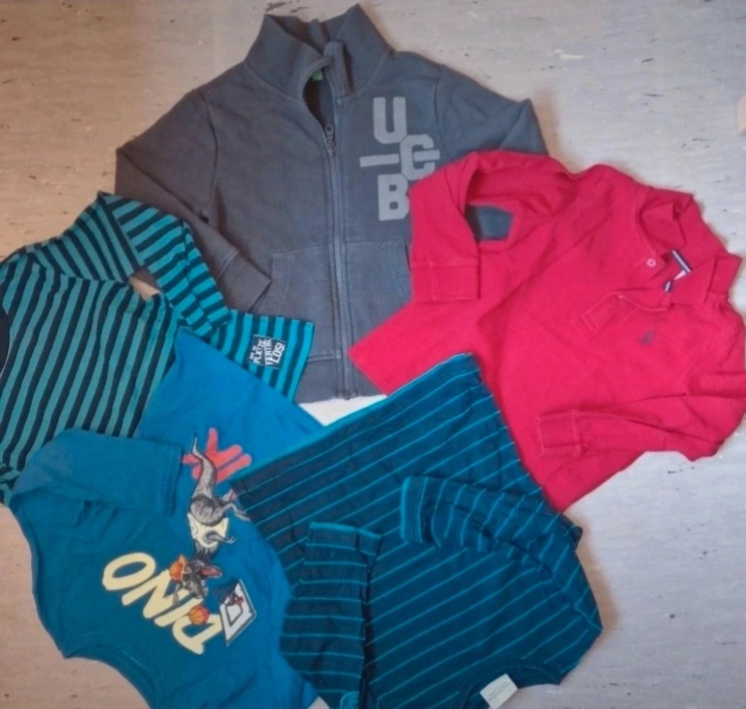 Bekleidungspaket Gr.110, kleiderpaket, Klamotten, Pullover, Pulli, langarmshirt, longsleeve