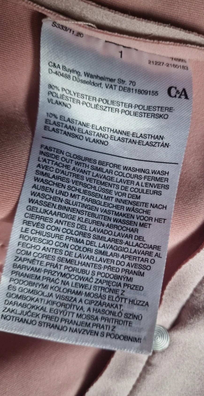 Rosa Bikerjacke Gr.104 Mädchen 