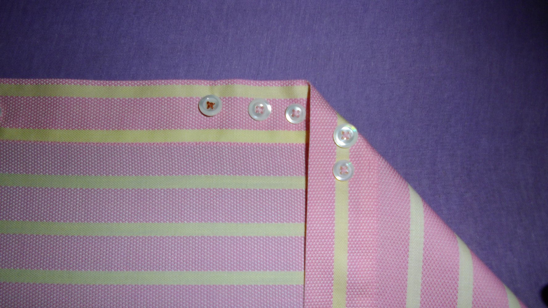 Jacques Britt Mastershirts rosa gelb gestreift Kurzarmhemd Gr.XL 43cm Kragenweite