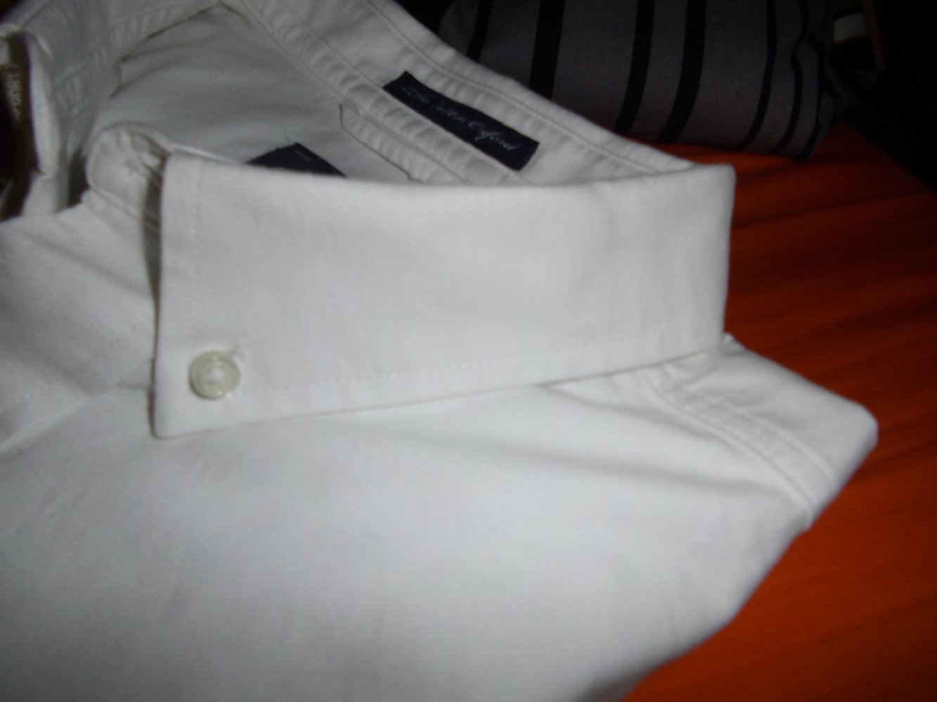 Superdry Hemd Button Down in weiß blaue Brusttasche in Gr.XXL