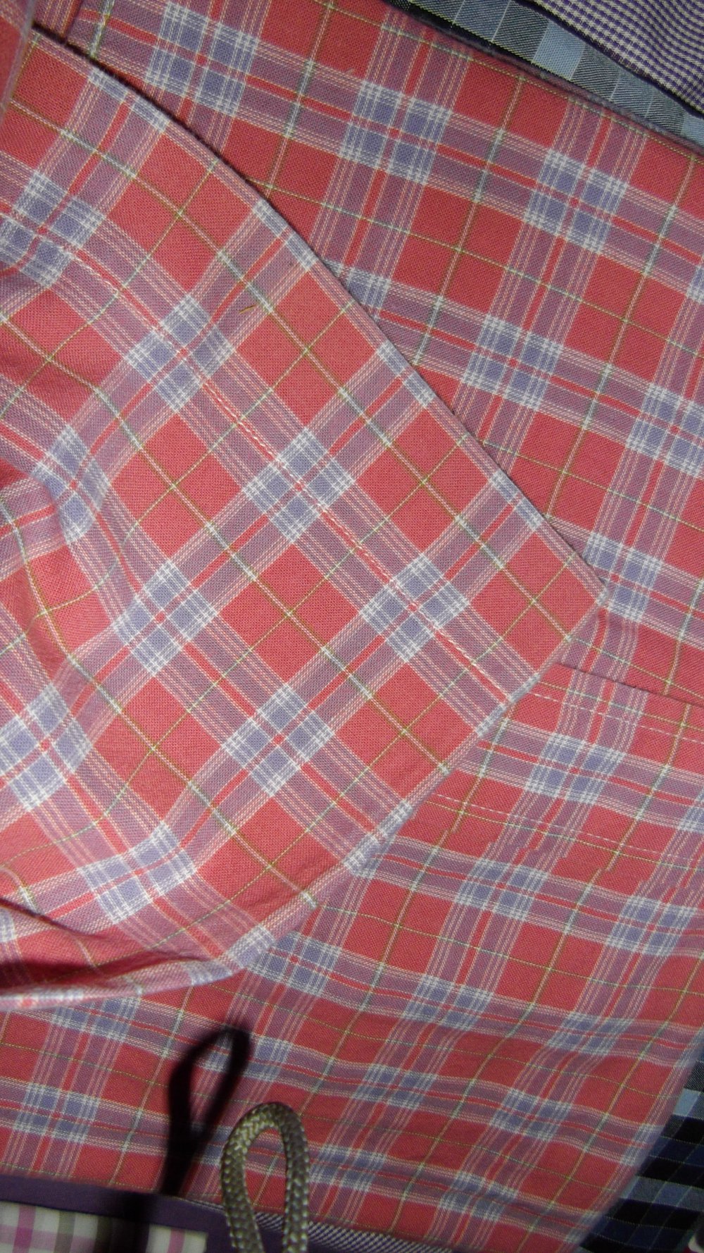 Ralph Lauren Hemd Bluse rot blau weiß kariert in Gr.XL