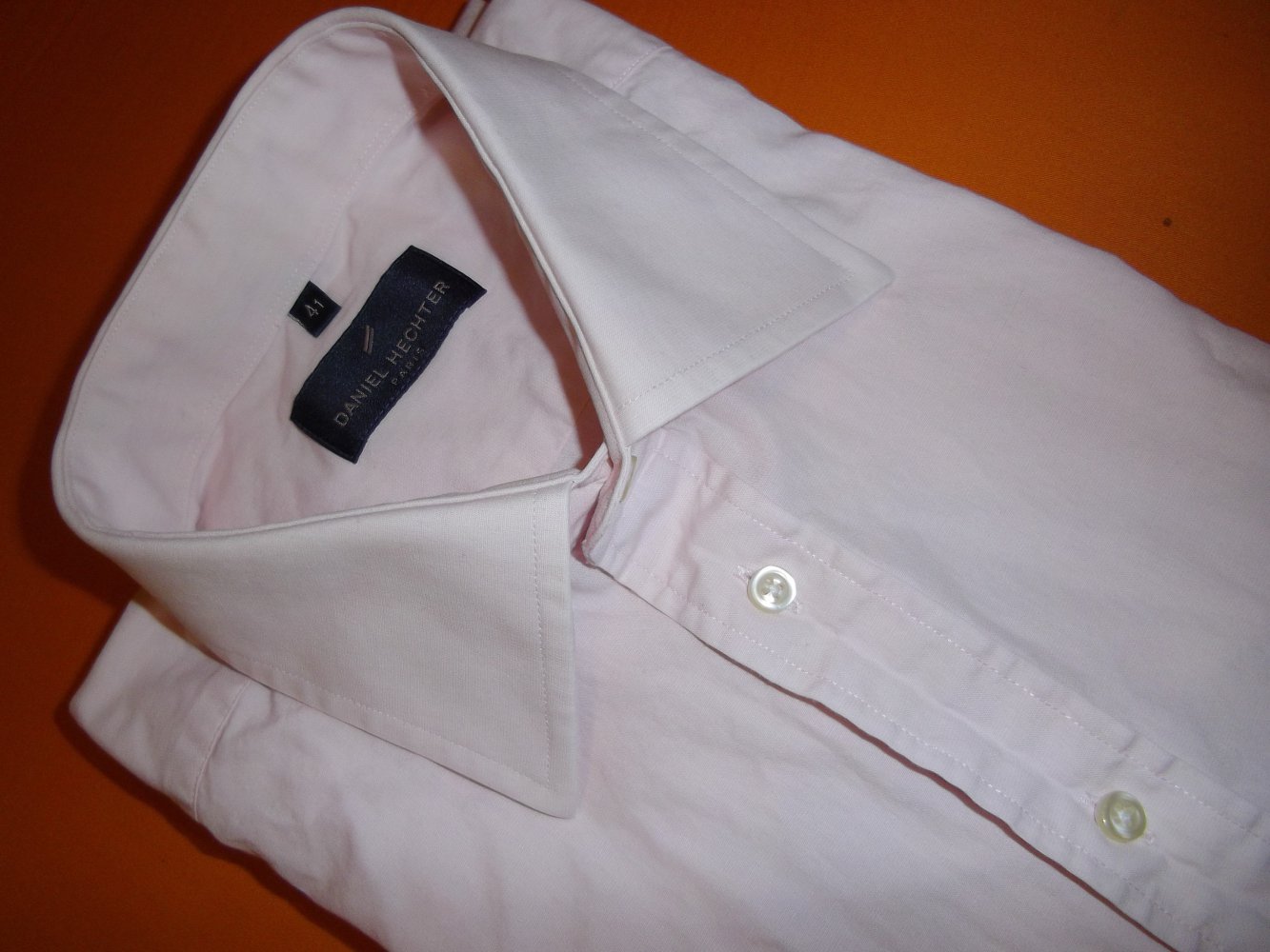 Daniel Hechter Paris Hemd Business rosa in Gr.L 41cm Kragenweite