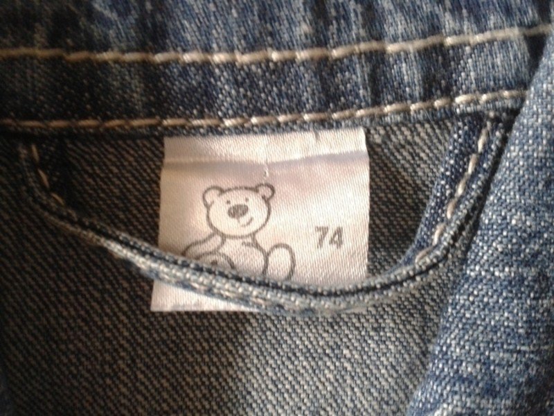 Süßes Jeans- Jäckchen Gr.74