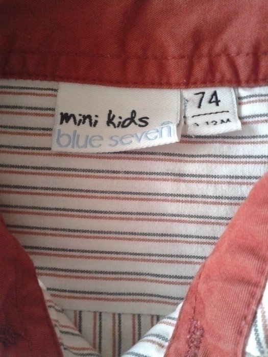 Sehr schönes Hemd von blue seven Gr. 74