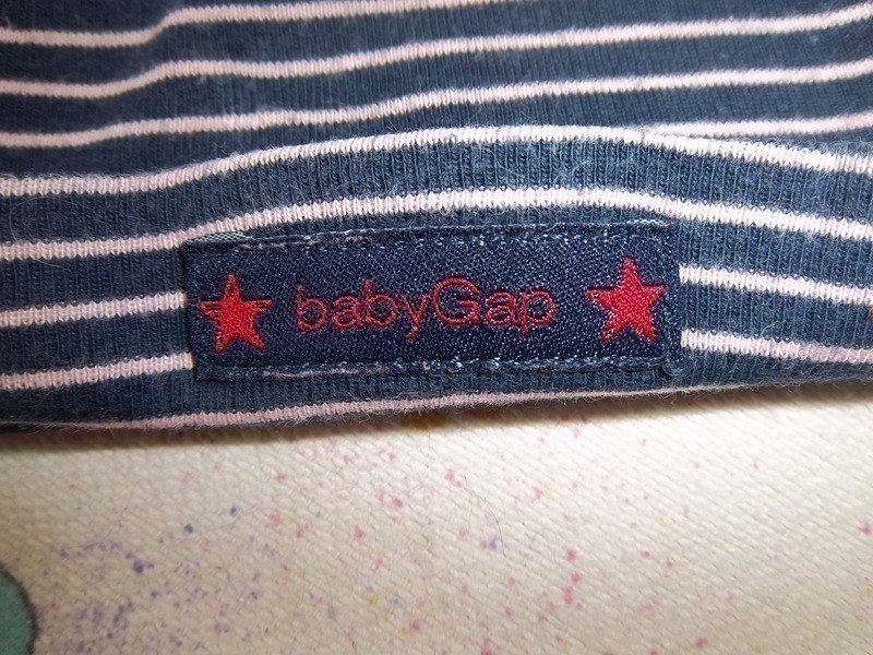 Süße blau- weiß gestreifte Mütze Gr. 56 