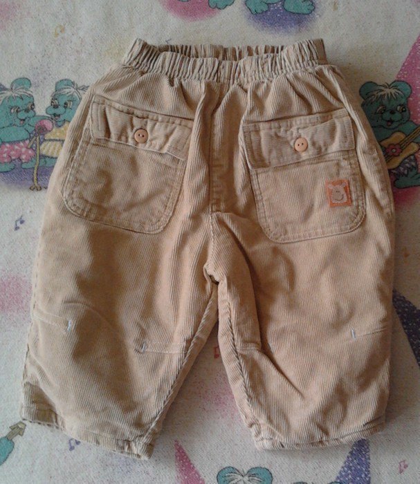 Warm gefütterte Cordhose Gr. 68