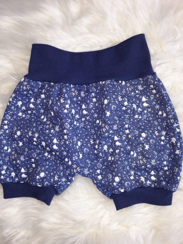 Schöne kurze Jeans- Pumphose und Tuch Gr.62-68 