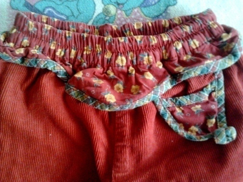 Süße rote Cordhose von Liegelind Gr. 62