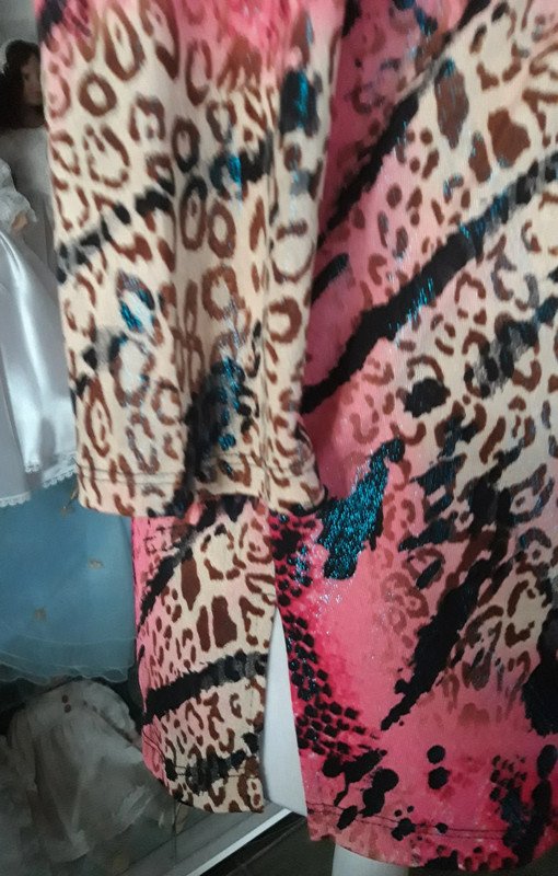 Blusenshirt mit Pailletten 3/4 Arm 