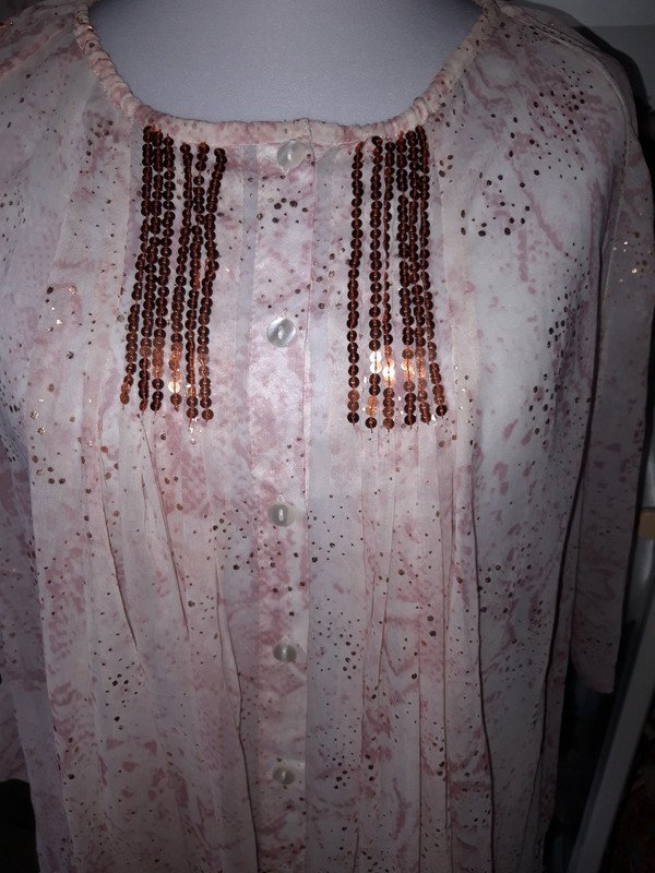  Leichte Sommer Bluse in Glitzeroptik  von PFEFFINGER