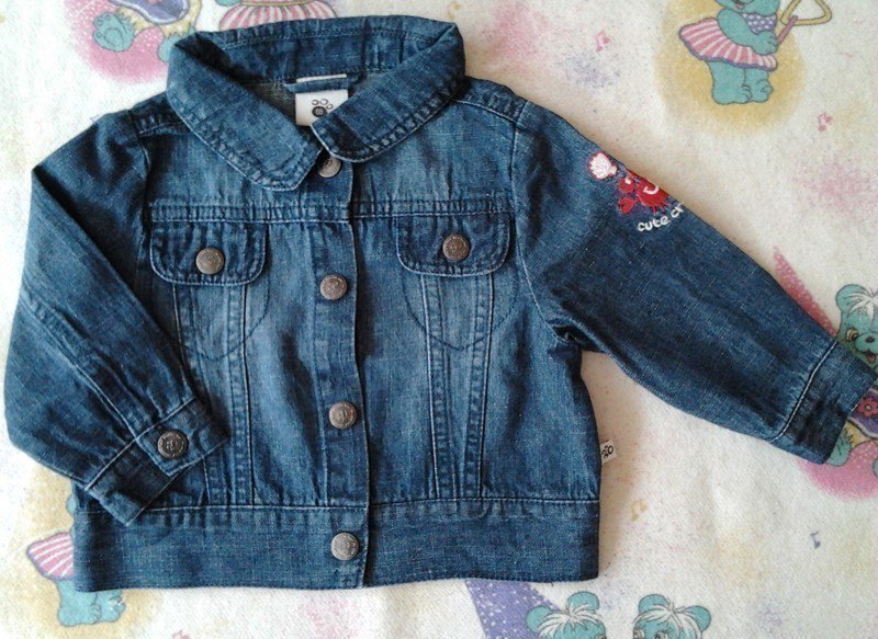 Wie Neu Süßes Jeans- Jäckchen Gr. 68 