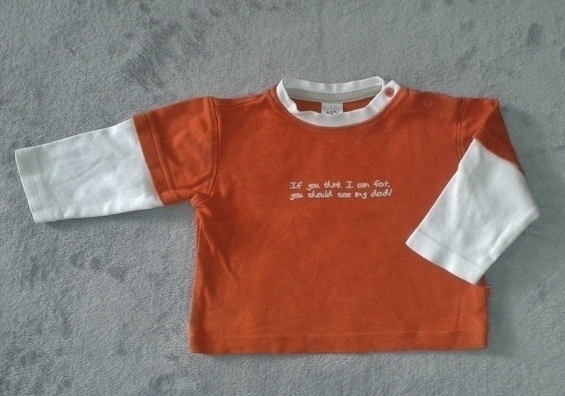 Süßes 2-in-1 Shirt Gr. 68 