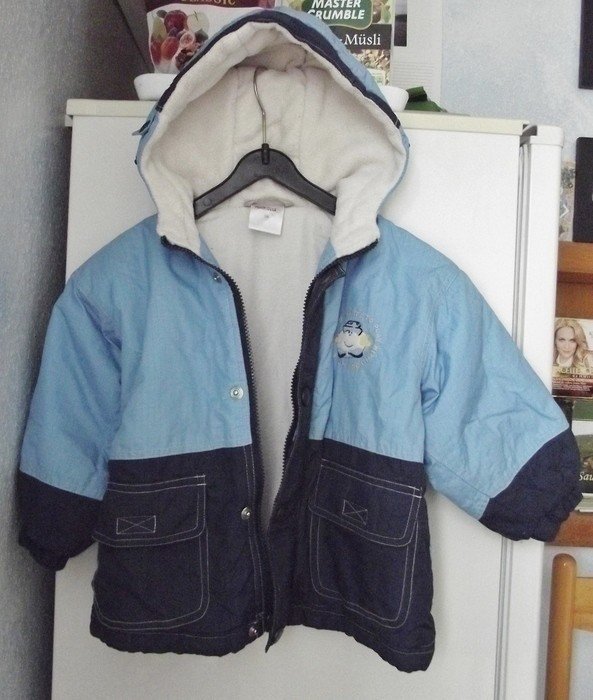 Schöne blaue Winter Jacke ? Gr. 92 