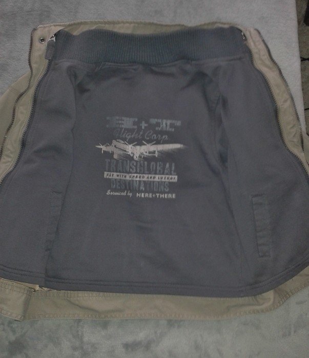 Schöne Jacke mit herauszunehmender Fleece- Jacke Gr. 134 