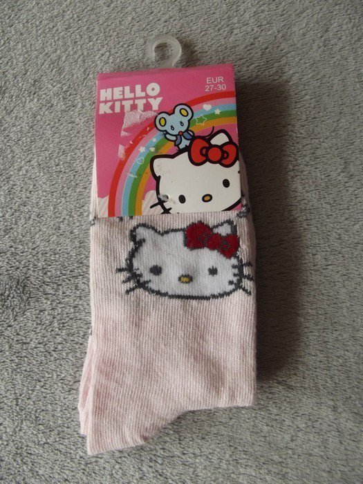 Süße Hello Kitty Socken Gr. 27-30