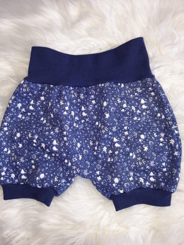 Schöne kurze Jeans- Pumphose und Tuch Gr.62-68 