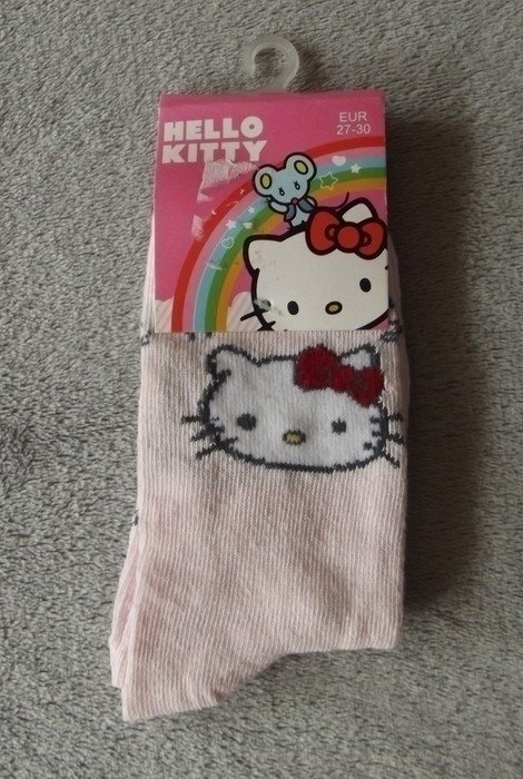 Süße Hello Kitty Socken Gr. 27-30