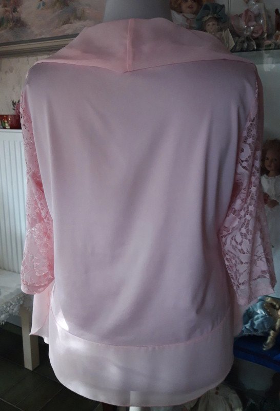 2in1 Shirt mit Spitzenjacke 3/4 Arm 
