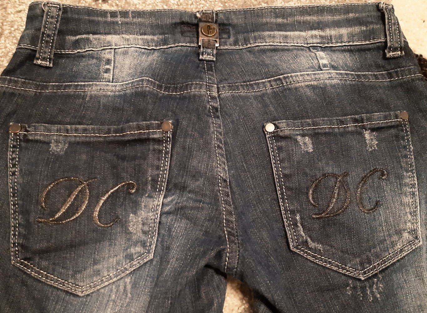 Dunkelblaue Hose DC